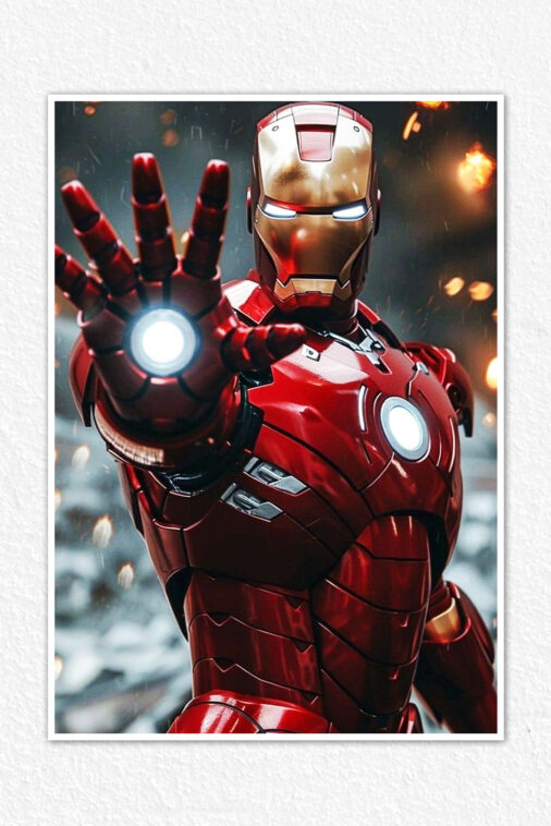 Iron Man Suit Closeup Poster Marvel Collection