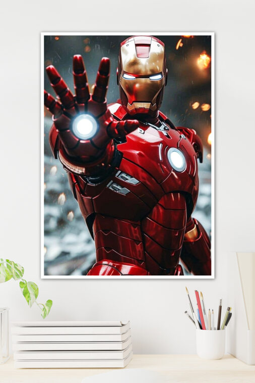 Iron Man Suit Closeup Poster Marvel Collection - Image 3