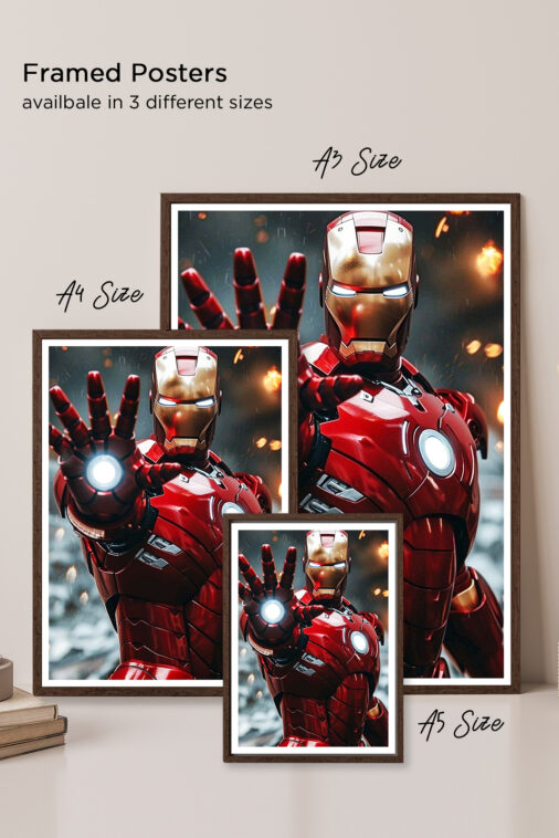 Iron Man Suit Closeup Poster Marvel Collection - Image 6