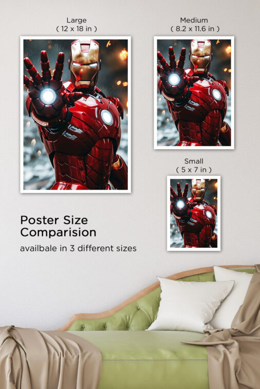 Iron Man Suit Closeup Poster Marvel Collection - Image 8