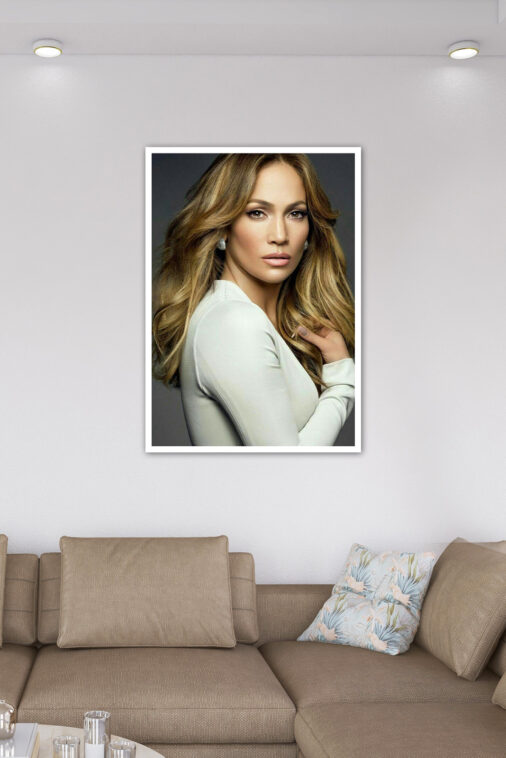Jennifer Lopez Portrait Music Poster - Image 6