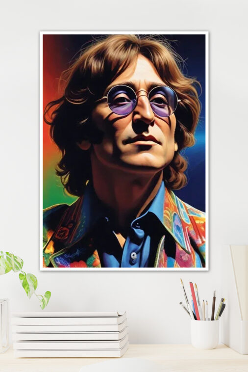 John Lennon The Beatles Music Poster - Image 3