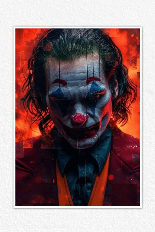 Joker Sad Face Poster DC Superheroes
