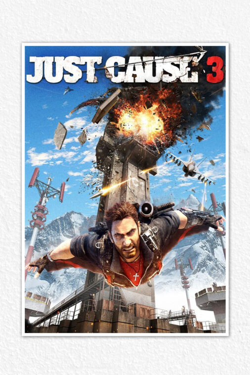 Just Cause 3 Game Character Action Game Poster