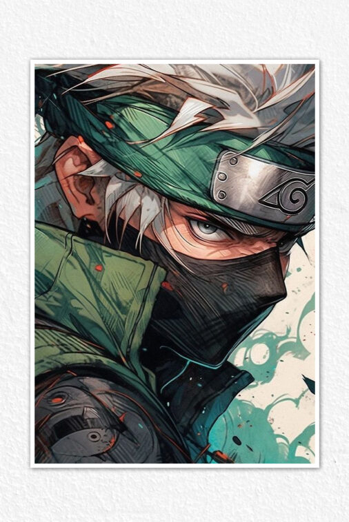 Kakashi Hatake Eye View Poster Naruto