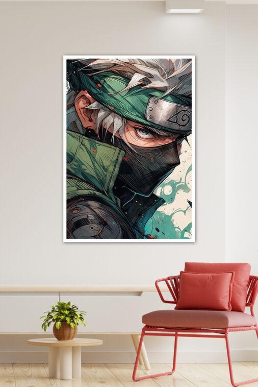 Kakashi Hatake Eye View Poster Naruto - Image 3