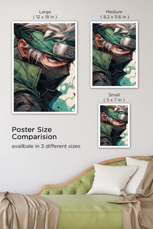 Kakashi Hatake Eye View Poster Naruto - Image 7