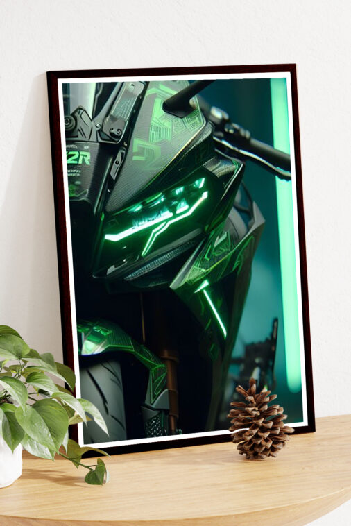 Kawasaki Ninja H2R Poster Bikes Collection - Image 4