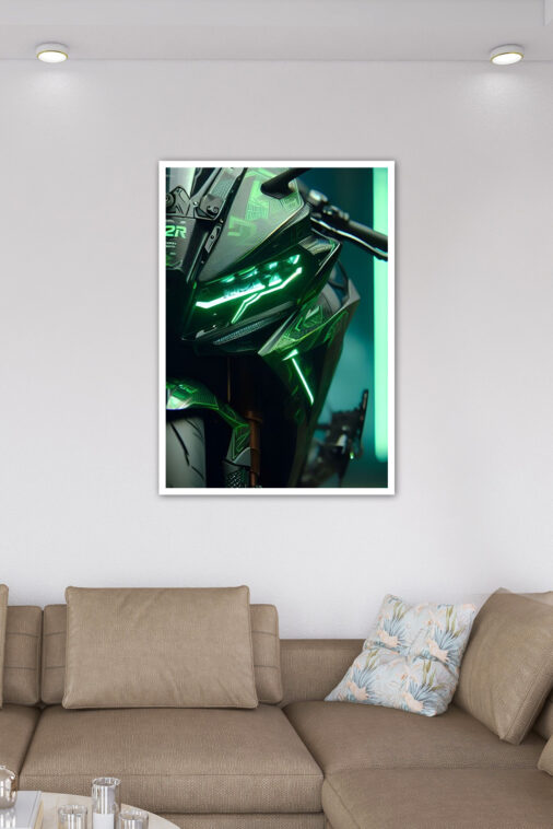 Kawasaki Ninja H2R Poster Bikes Collection - Image 6