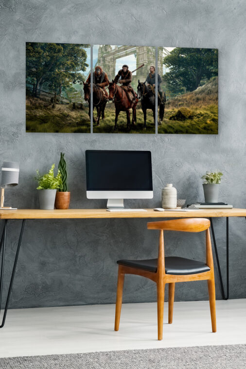 Kingdom of the Planet of the Apes Ape Revolution Ultrawide Poster - Image 4