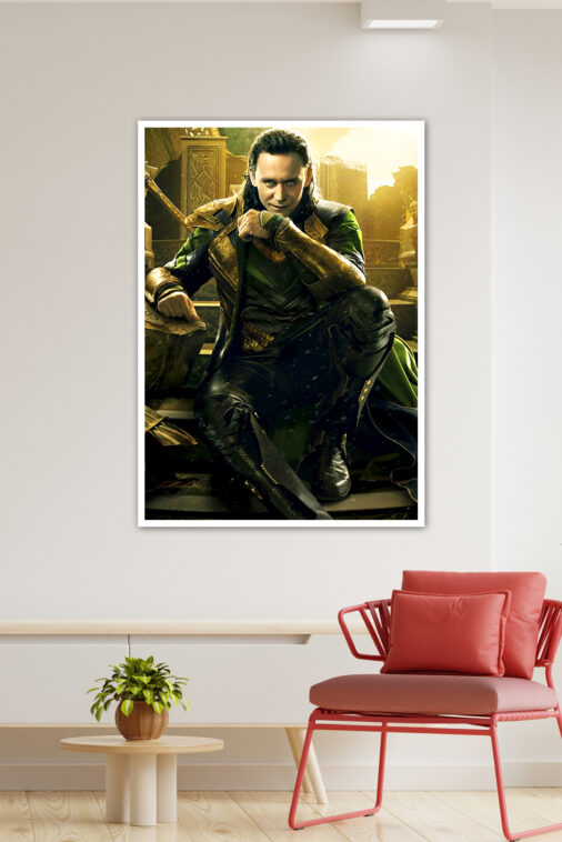 Loki Throne Poster Marvel Collection - Image 3