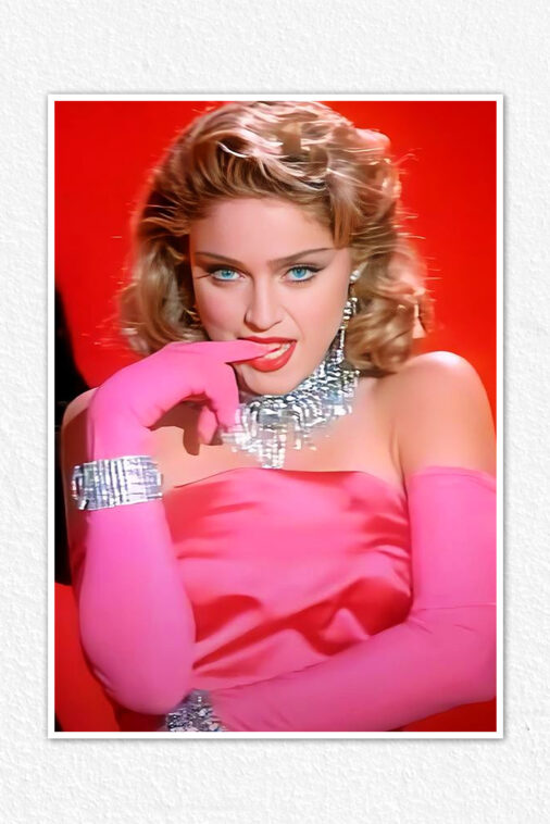 Madonna Iconic Music Poster