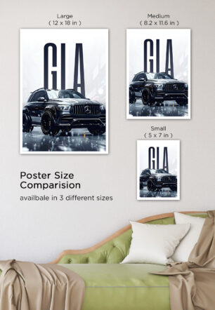Mercedes GIA SUV Poster Cars Collection - Image 7