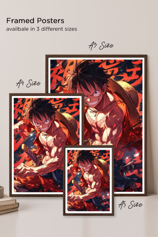 Monkey D Luffy Anger Rage Poster One Piece - Image 5
