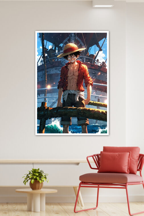 Monkey D Luffy At the Deck Poster One Piece - Image 3