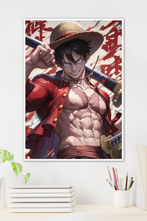 Monkey D Luffy Ready To Fight Poster One Piece - Image 2