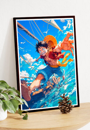 Monkey D Luffy Water Fun Poster One Piece - Image 4