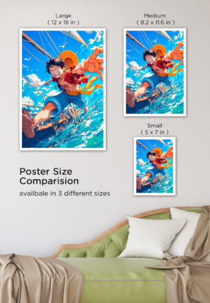 Monkey D Luffy Water Fun Poster One Piece - Image 7