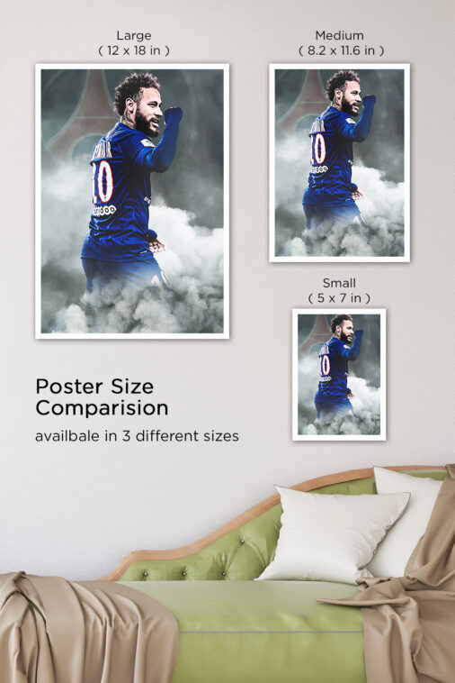 Neymar Jr The Winner Football Sports Poster Collection - Image 7