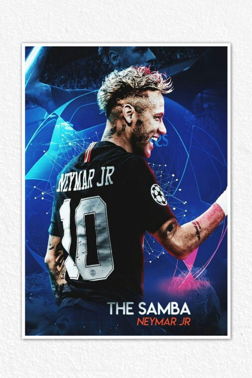 Neymar The Samba Football Sport Poster Collection