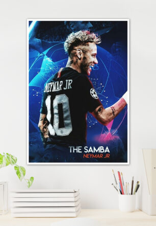 Neymar The Samba Football Sport Poster Collection - Image 2
