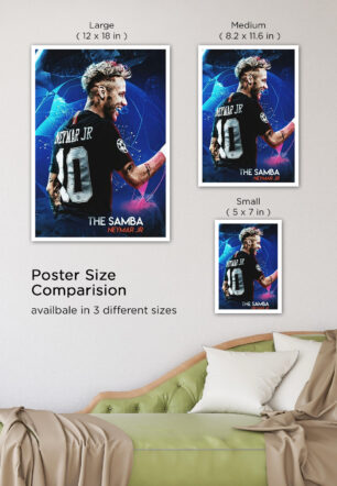 Neymar The Samba Football Sport Poster Collection - Image 7