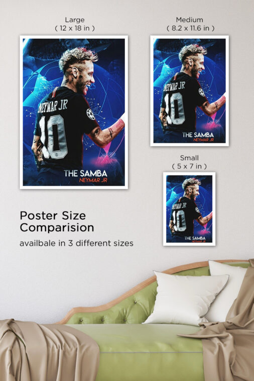 Neymar The Samba Football Sport Poster Collection - Image 7