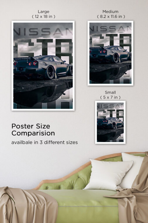 Nissan GTR Ultimate Rider Poster Cars Collection - Image 7