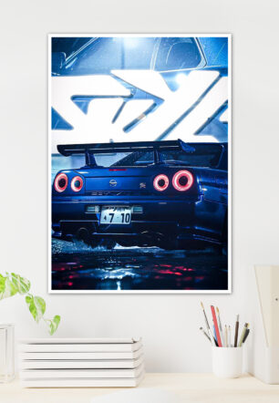 Nissan GTR Ultimate Slider Poster Cars Collection - Image 2