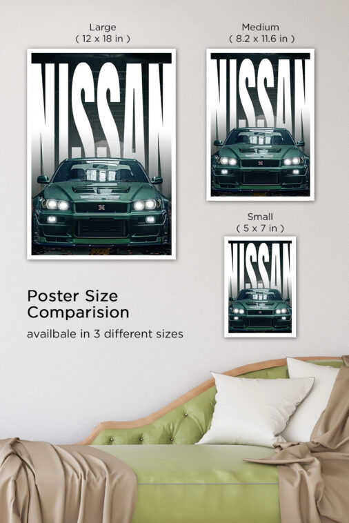 Nissan The Perfect Ruler Poster Cars Collection - Image 8