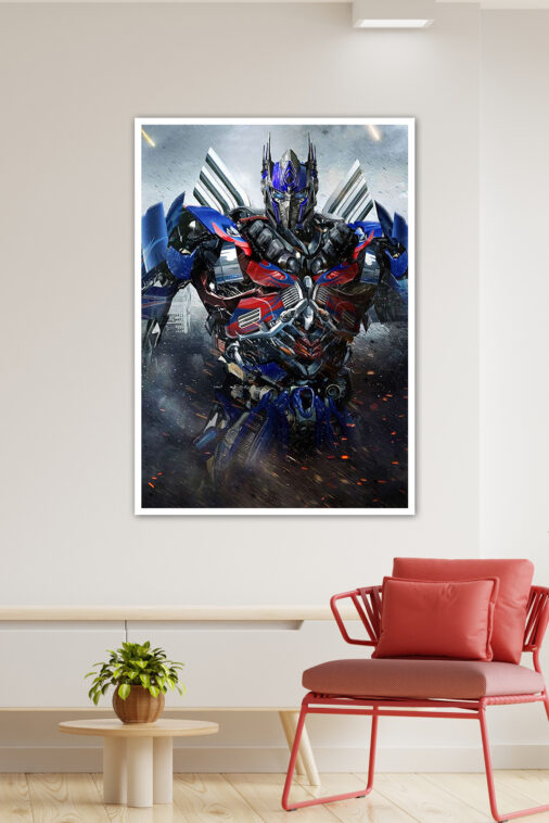 Optimus Prime Transformers Movie Poster - Image 3