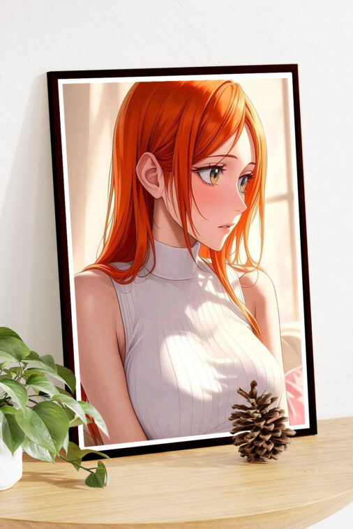 Orihime Inoue White Dress Anime Poster - Image 5