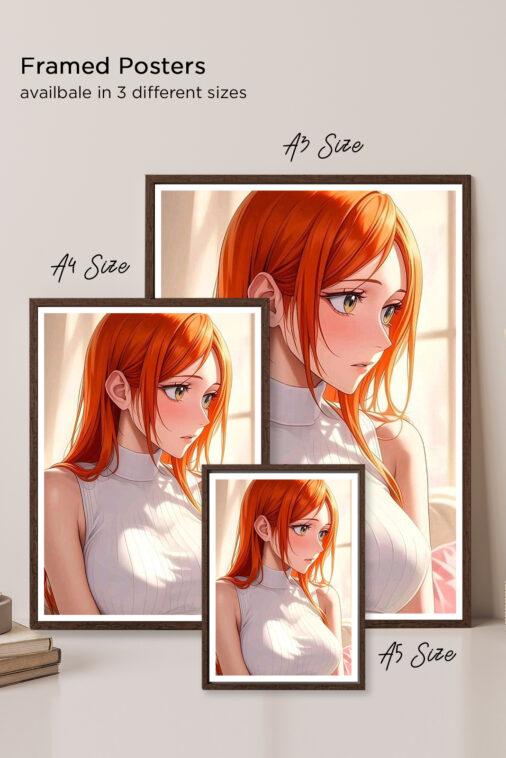 Orihime Inoue White Dress Anime Poster - Image 6