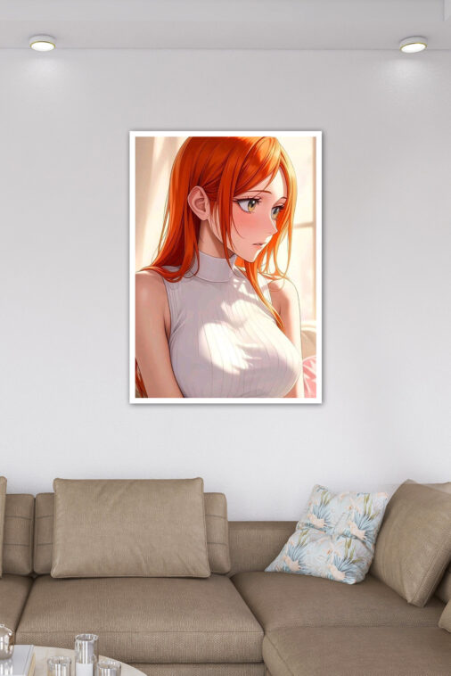 Orihime Inoue White Dress Anime Poster - Image 7