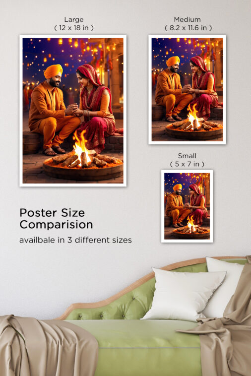 Popular Winter Dogra And Punjabi Folk Festival With Lohri Cultural Poster - Image 7
