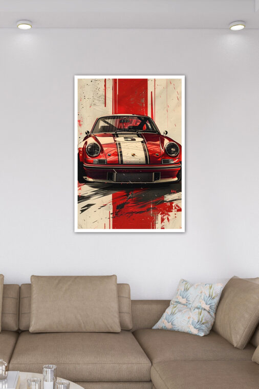 Porsche 911 GT3 Animated Poster Cars Collection - Image 6