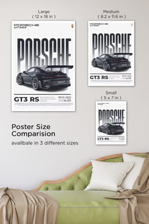 Porsche GT3 RS Poster Cars Collection - Image 7