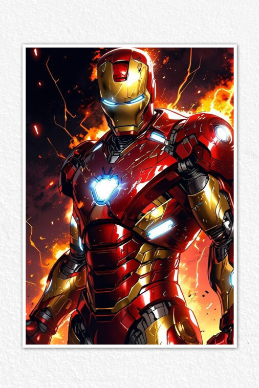 Raging Ironman Poster Marvel Superheroes
