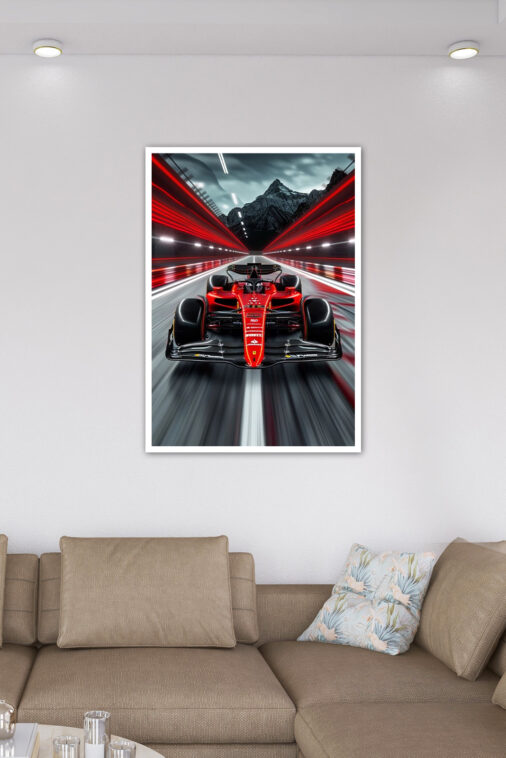 Red Car Ferrari SF 23 Poster Cars Collection - Image 6