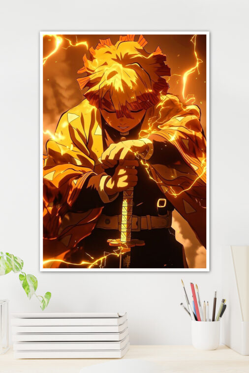 Rengoku Fire Spere Poster Demon Slayer - Image 2