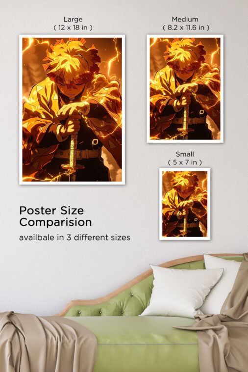 Rengoku Fire Spere Poster Demon Slayer - Image 6