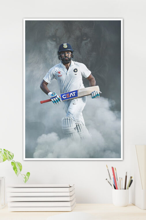 Rohit Sharma Nine Clouds Cricket Sports Poster Collection - Image 2