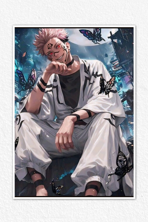 Roymen Sukuna Peace Poster Jujutsu Kaisen Poster