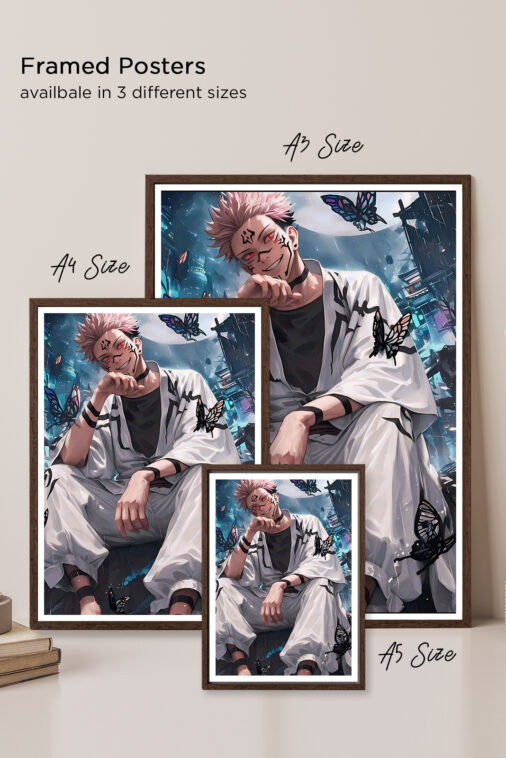 Roymen Sukuna Peace Poster Jujutsu Kaisen Poster - Image 5