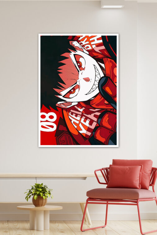 Shinra Kasukabe Fire Rage Poster Fire Force - Image 4