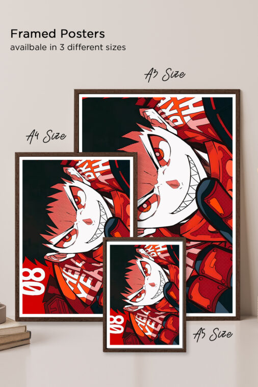 Shinra Kasukabe Fire Rage Poster Fire Force - Image 6