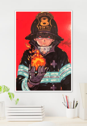 Shinra Kasukabe Poster Fire Force - Image 2