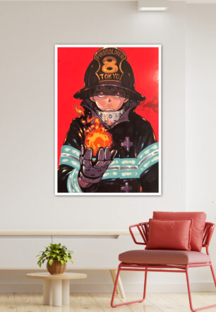 Shinra Kasukabe Poster Fire Force - Image 3