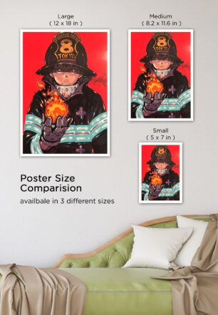 Shinra Kasukabe Poster Fire Force - Image 7