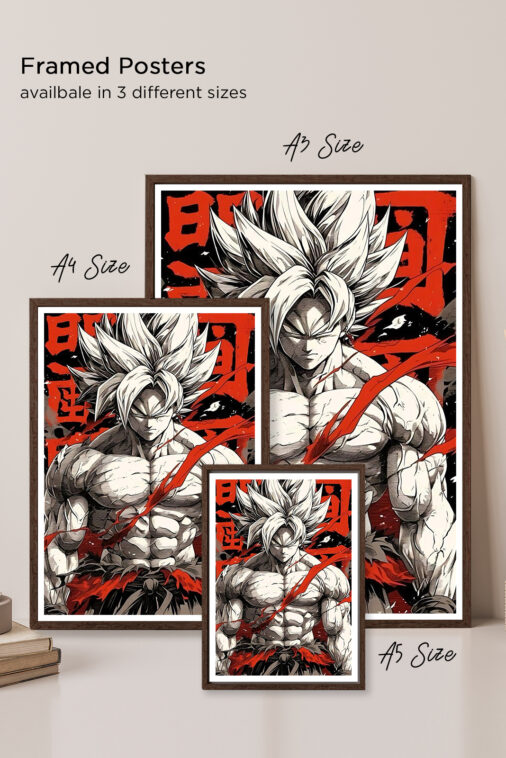 Son Goku Chalk Art Poster Dragon Ball Z - Image 5